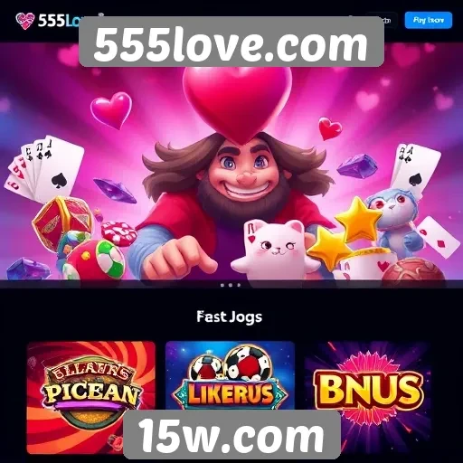 Principais jogos disponíveis no site 555love.com